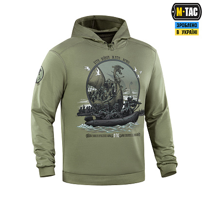 M-Tac кофта Hoodie Драккар Light Olive– Милитарист - фото 3