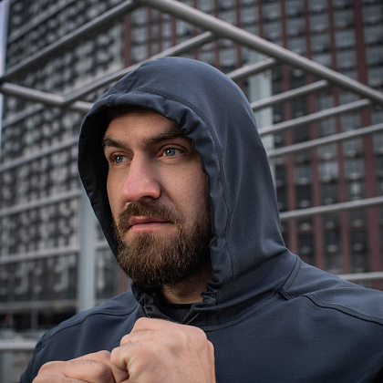 M-Tac кофта Hoodie Born by Revolution Indigo Blue– Мілітарист - зображення 12