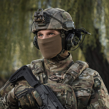 M-Tac балаклава-ніндзя Basic мікрофліс ріп-стоп Tan– Мілітарист - зображення 6