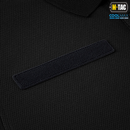 M-Tac поло Elite Tactical Coolmax Black/Dark Navy Blue– Мілітарист - зображення 6