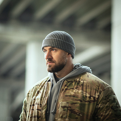 M-Tac шапка в'язана 100% акрил Grey– Мілітарист - зображення 15