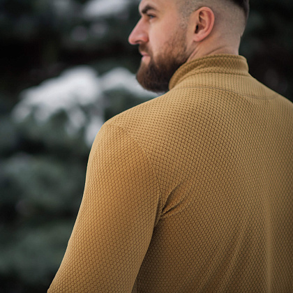 M-Tac термосорочка фліс Delta Level 2 Hex Coyote– Мілітарист - зображення 11