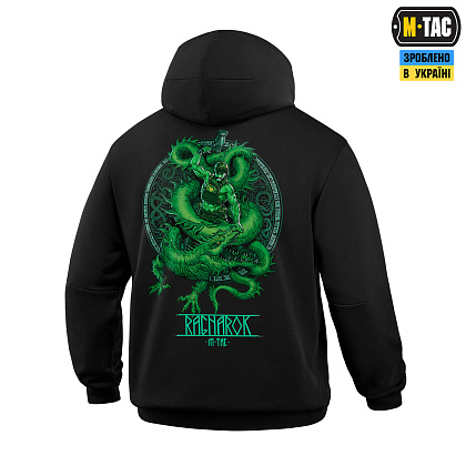 M-Tac кофта Hoodie Ragnarok Night Vision Cotton Hard Black– Мілітарист - зображення 5