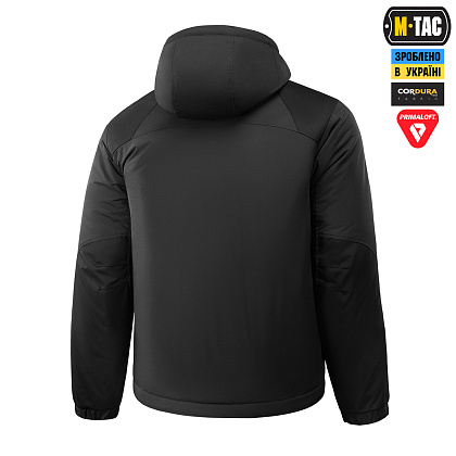 M-Tac куртка зимова Alpha Basic Primaloft Black– Мілітарист - зображення 4