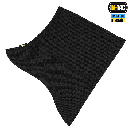 M-Tac шарф-труба анатомічний мікрофліс ріп-стоп Black– Мілітарист - зображення 3