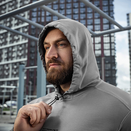 M-Tac кофта Hoodie Born by Revolution Light Grey– Мілітарист - зображення 12