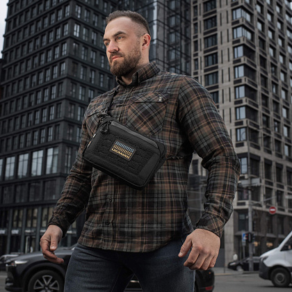 M-Tac сумка Admin Bag с липучкой Black– Милитарист - фото 13