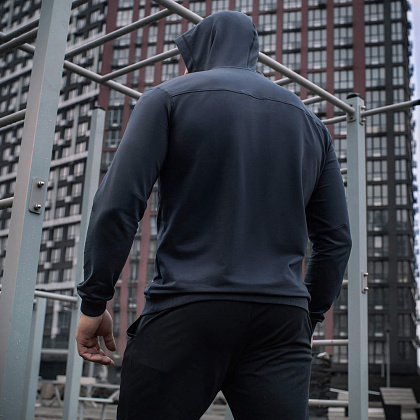M-Tac кофта Hoodie Born by Revolution Indigo Blue– Мілітарист - зображення 8