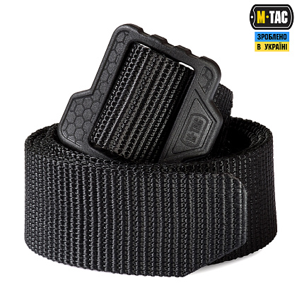 M-Tac ремінь Lite Tactical Belt Hex Black– Мілітарист - зображення 2