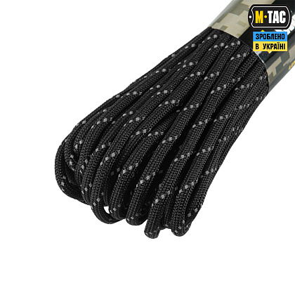 M-Tac паракорд 550 mil-spec Black Reflective 15м– Мілітарист - зображення 3