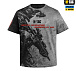 M-Tac футболка Warrior 1618 Oversize Light Grey– Мілітарист - мініатюра 3