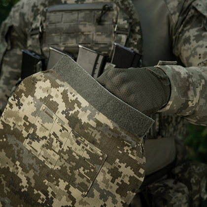 M-Tac фартук противоосколочный с баллистическим пакетом 2 класс (BRONYX) Laser Cut XL MM14– Милитарист - фото 24