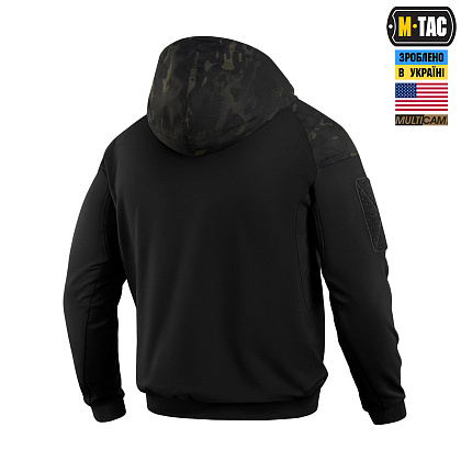 M-Tac кофта Hoodie Combat Black Edition Black Multicam– Милитарист - фото 4