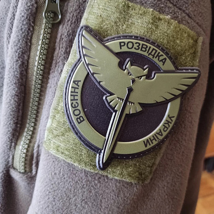 Шеврон ЗСУ Воєнна розвідка України сова олива– Мілітарист - зображення 2
