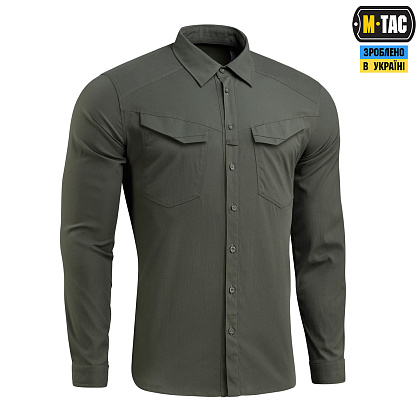 M-Tac сорочка Aggressor Flex Army Olive– Мілітарист - зображення 3