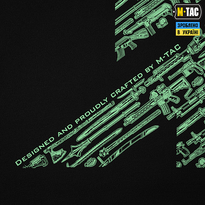 M-Tac футболка WAR Cotton Hard Black/Mint– Мілітарист - зображення 5