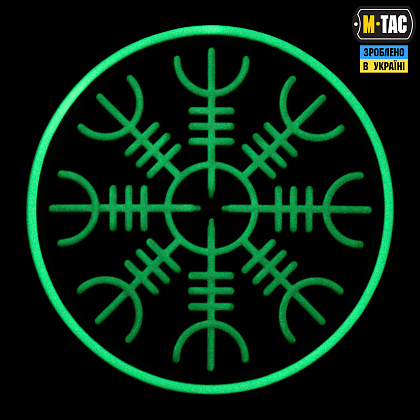 M-Tac нашивка шолом Жаху PVC Black/GID– Мілітарист - зображення 2