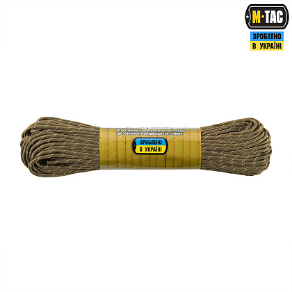 M-Tac паракорд 475 Coyote Reflective 30м - зображення 2 M-Tac паракорд 475 Coyote Reflective 30м– Мілітарист - зображення 2
