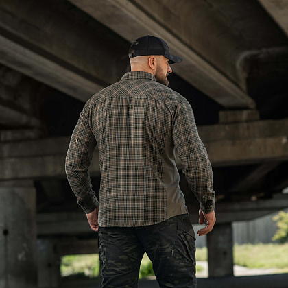 M-Tac сорочка Tactical Cotton Shirt Black/МС– Мілітарист - зображення 21