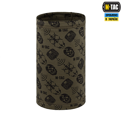 M-Tac шарф-труба мікрофліс Drone Pattern Dark Olive– Мілітарист - зображення 3