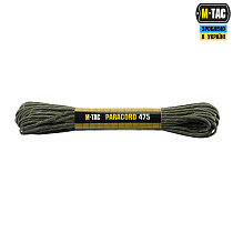 M-Tac паракорд 475 Ranger Green Reflective 15м– Мілітарист