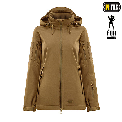 M-Tac куртка Soft Shell Lady Coyote– Мілітарист - зображення 2