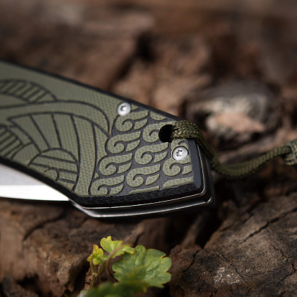 M-Tac ніж складний Type 12 Scandinavian Stonewash Black/Olive– Мілітарист - зображення 20
