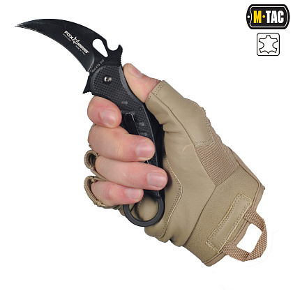 M-Tac рукавички безпалі Assault Tactical Mk.4 Khaki– Мілітарист - зображення 3