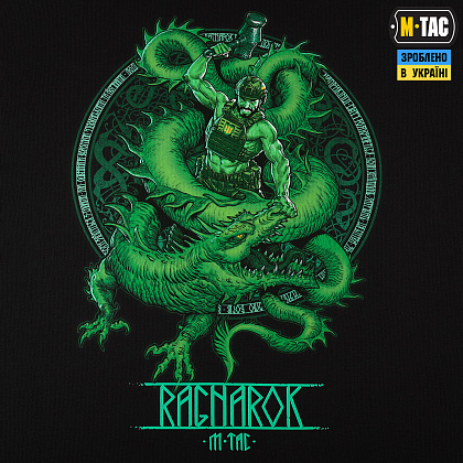 M-Tac футболка Ragnarok Night Vision Cotton Hard Black– Мілітарист - зображення 7