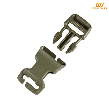 Woojin Plastic фастекс Molle NTSR 25mm QA Olive– Милитарист - фото 3
