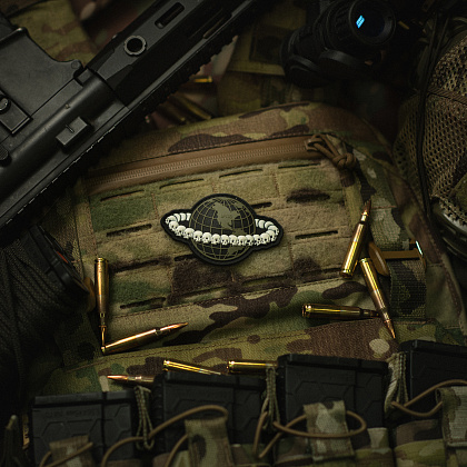 M-Tac нашивка Planet PVC Olive– Милитарист - фото 4