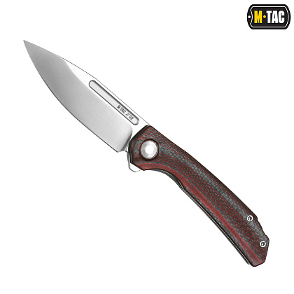 M-Tac ніж складний Type 19 Carbon/Red– Мілітарист - зображення 2