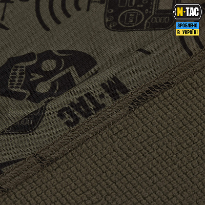 M-Tac шарф-труба мікрофліс Drone Pattern Dark Olive– Мілітарист - зображення 7