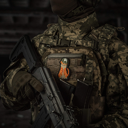 M-Tac нашивка Orange Cat PVC (MM14 cover)– Мілітарист - зображення 2