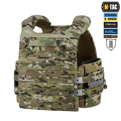 M-Tac плитоноска Cuirass Tiger Elite 2 клас захисту (розмір плити L) Multicam– Мілітарист - зображення 4