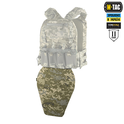 M-Tac фартук противоосколочный с баллистическим пакетом 2 класс (BRONYX) Laser Cut XL MM14– Милитарист - фото 3