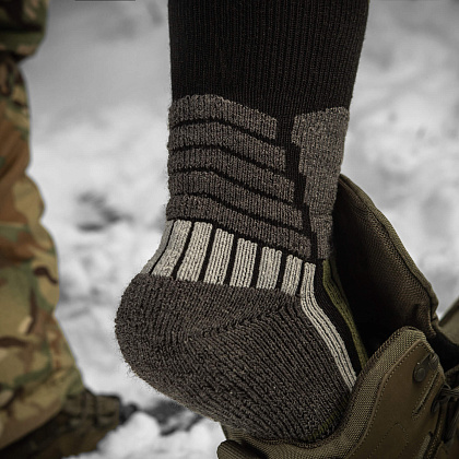 M-Tac шкарпетки Merino Trekking Olive– Милитарист - фото 15