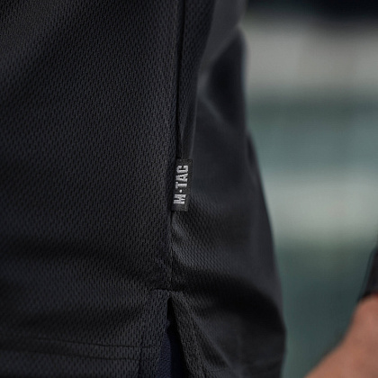 M-Tac поло Elite Tactical Coolmax Black/Dark Navy Blue– Мілітарист - зображення 17