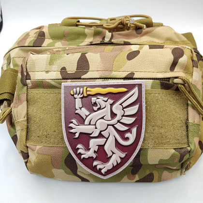 Шеврон ПВХ ЗСУ 80 ОДШБр– Мілітарист - зображення 2