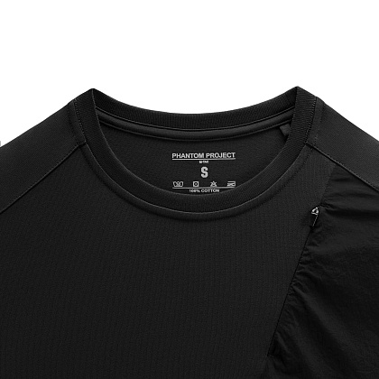 Phantom Project/M-Tac футболка Zipper combo Cotton Nylon Black– Мілітарист - зображення 6