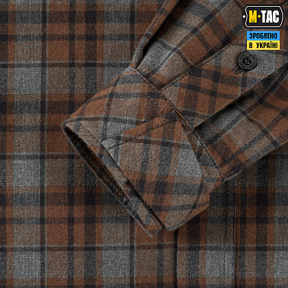 M-Tac рубашка Lumberjack Merino Cold Weather Grey/Brown– Милитарист - фото 8