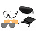 Revision окуляри SlingShot Black Frame 3 Lens Kit– Мілітарист - мініатюра 1