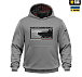 M-Tac кофта Hoodie Чорні Запорожці Cotton Hard Light Grey– Мілітарист - мініатюра 2