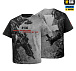 M-Tac футболка Warrior 1618 Oversize Light Grey– Мілітарист - мініатюра 1