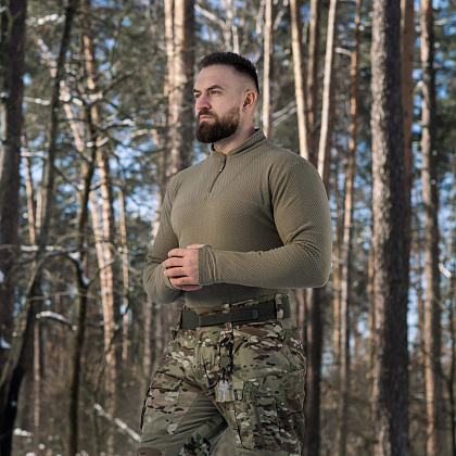 M-Tac термосорочка фліс Delta Level 2 Hex Tan– Мілітарист - зображення 21