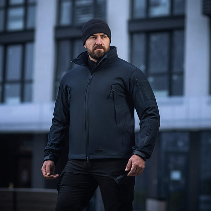 M-Tac куртка Soft Shell Navy Blue– Милитарист - фото 14