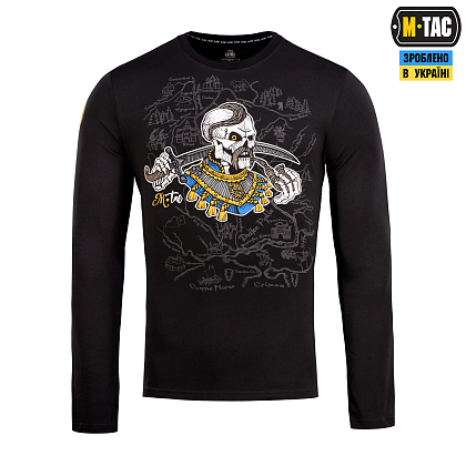 M-Tac футболка Земля Козаків длинный рукав Black– Милитарист - фото 2