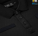 M-Tac поло Elite Tactical Coolmax Black/Dark Navy Blue– Мілітарист - мініатюра 5