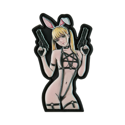 Нашивка Tactical girl Playboy PVC– Мілітарист