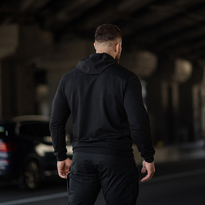M-Tac кофта Hoodie Born by Revolution Black– Милитарист - фото 24